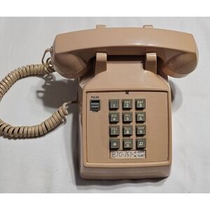 Radio Shack ET 170 Desk Phone Beige Tone Pulse‎ Dial Telephone Model 43 365
